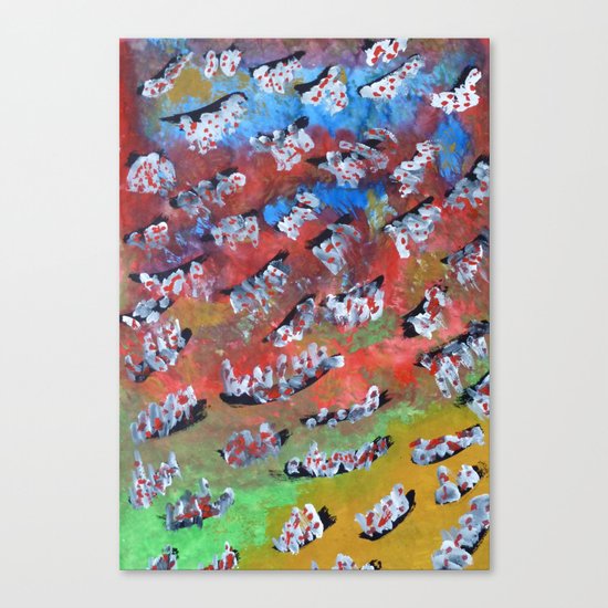 Rainbow Fall Canvas Print