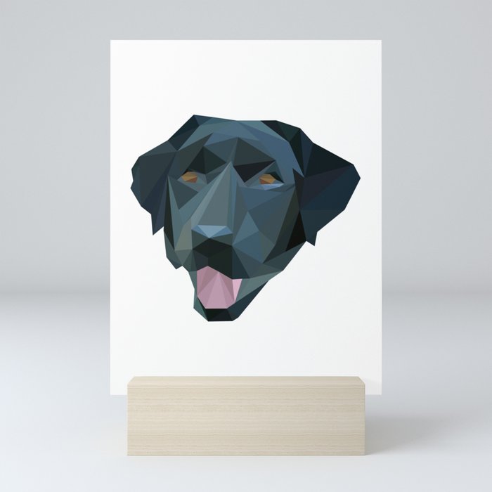 Black Lab Mini Art Print