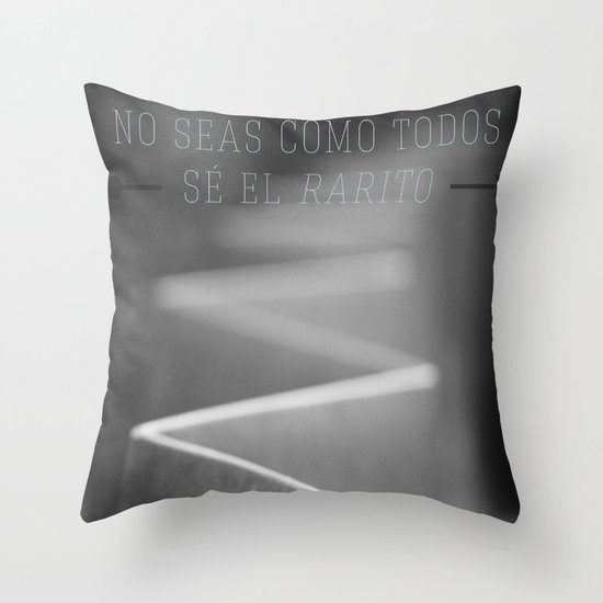 Weirdo. Throw Pillow