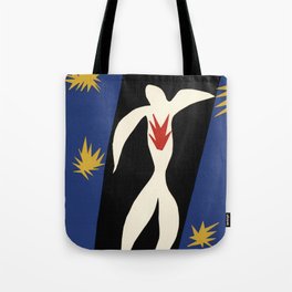Henri Matisse The fall of Icarus (La Chute d'Icare) from Jazz Collection, 1947, Artwork, Men, Women, Tote Bag