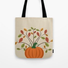 Fall Pumpkin Tote Bag
