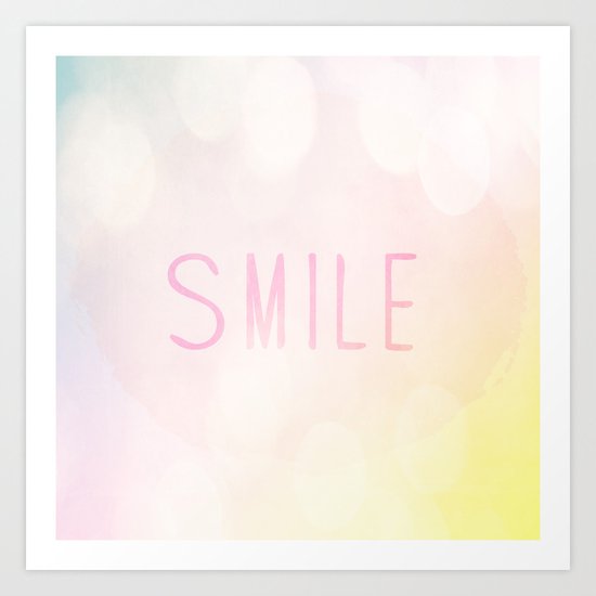 Smile a lot Art Print