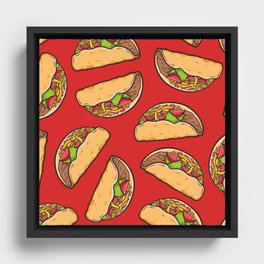 Taco Tuesday Framed Canvas