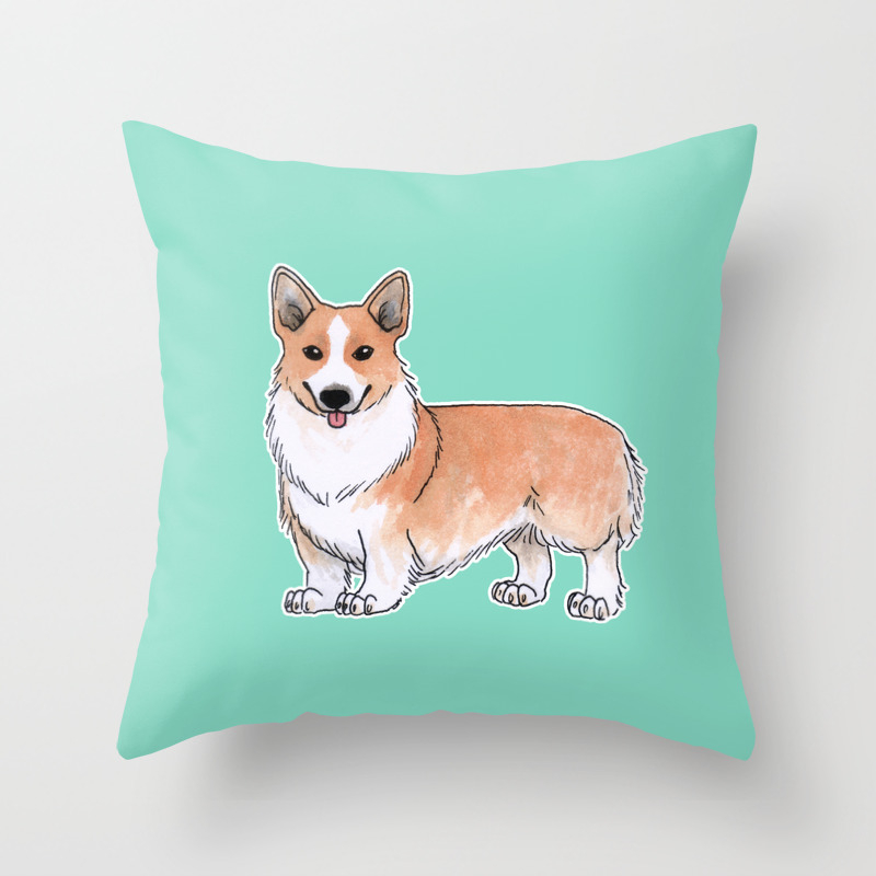 corgi dog pillow