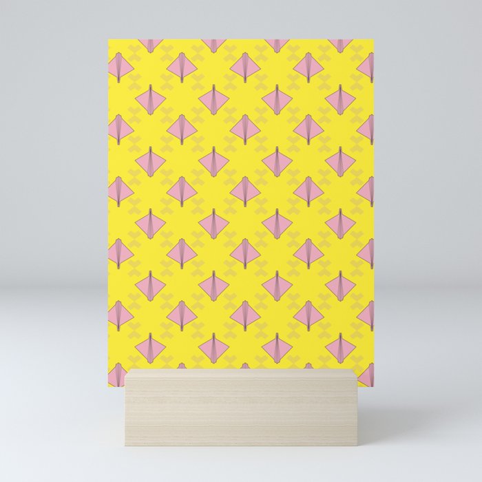 yellow_shape_8000x12000 Mini Art Print