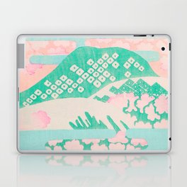 Fuji Cherry Blossom Vintage Japanese Landscape Laptop Skin