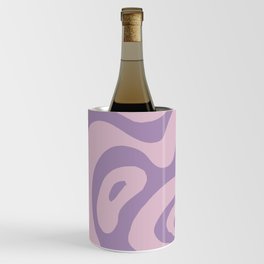 Marbling Print, Pink and Purple  Wine Chiller
