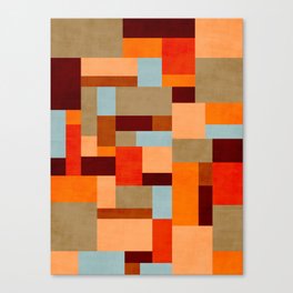Geometric Colorful Mid-Century Modern Mirano 2101 Canvas Print