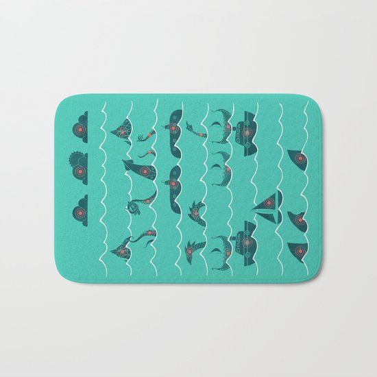 Shooting Gallery Bath Mat