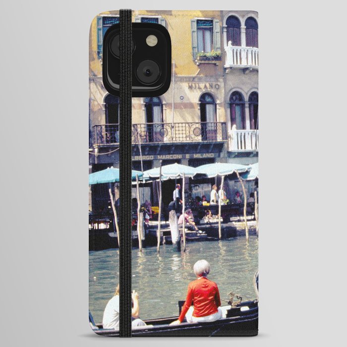 Venice Italy Vintage iPhone Wallet Case