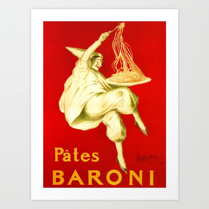 Pasta Baroni Leonetto Cappiello Art Print by aapshop