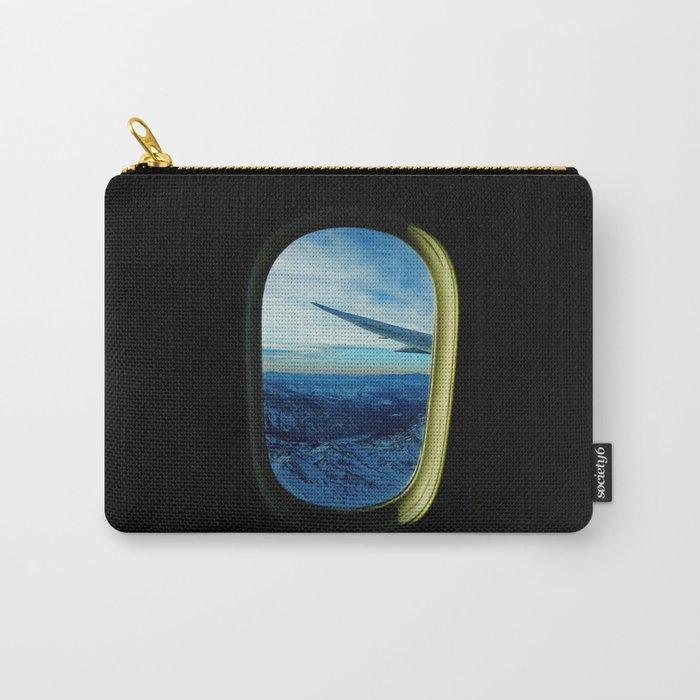 Window Seat View | From An Airplane | Andes Mountains | Travel Photography  Carry-All Pouch