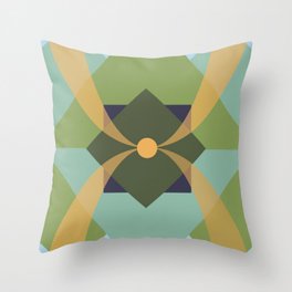 Abstract Mountain Design Throw Pillow