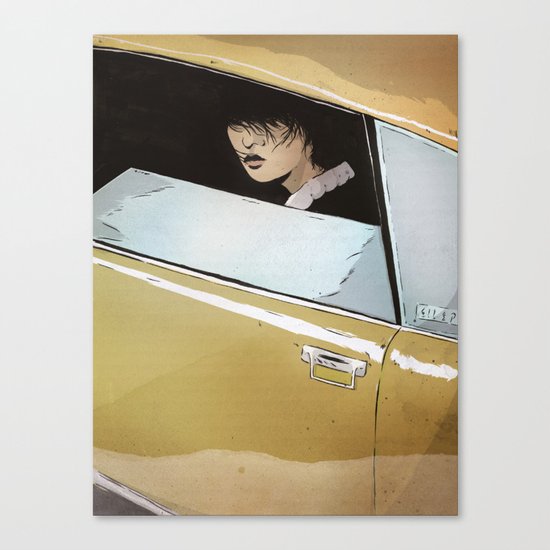 In Car Canvas Print