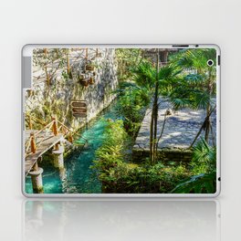 Mexico Photography - Cool Park With Clear Water Laptop Skin