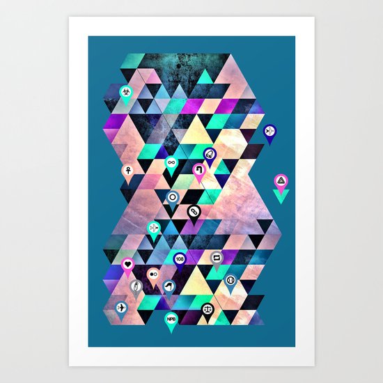 PYYNTX ºF INTYRYXT Art Print
