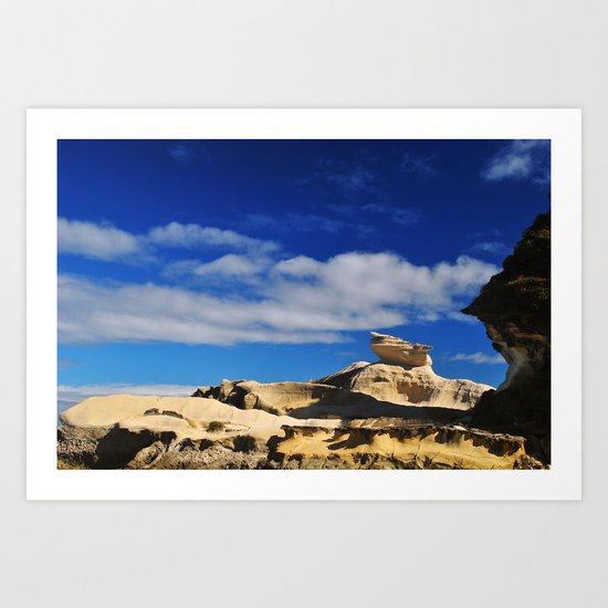 Rock formation Art Print