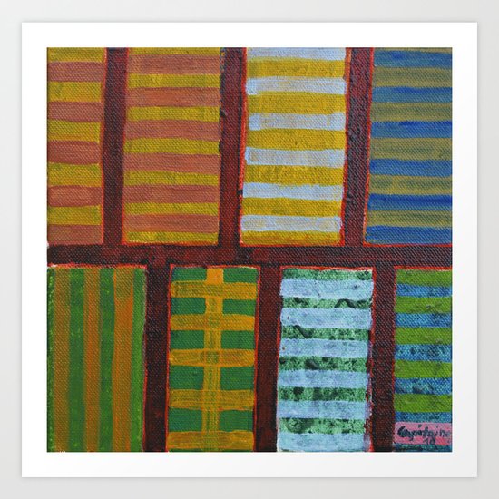 Crossing Lines Art Print