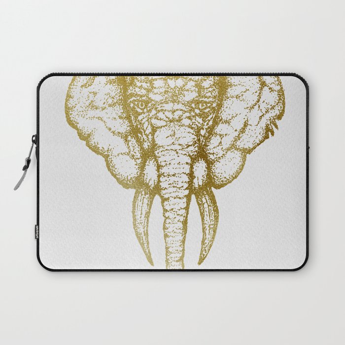 Elefante - Gold Laptop Sleeve