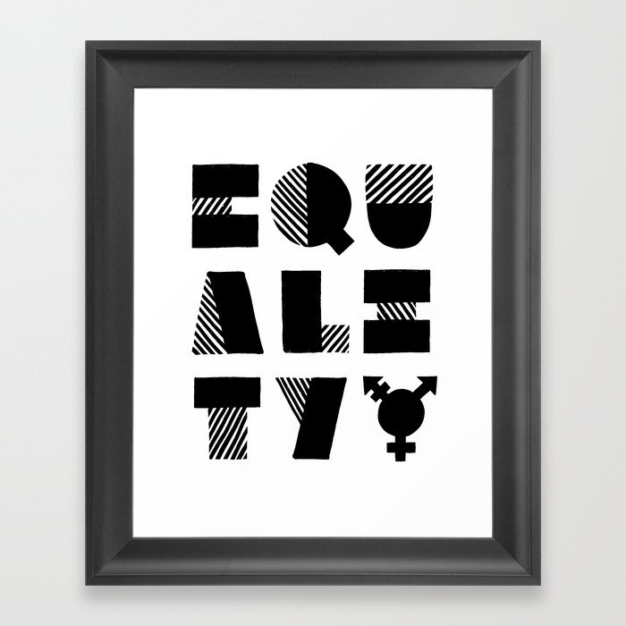 Equality Framed Art Print