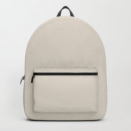 Off-white Solid Color Accent Shade Matches Sherwin Williams Pacer White SW 6098 Backpack