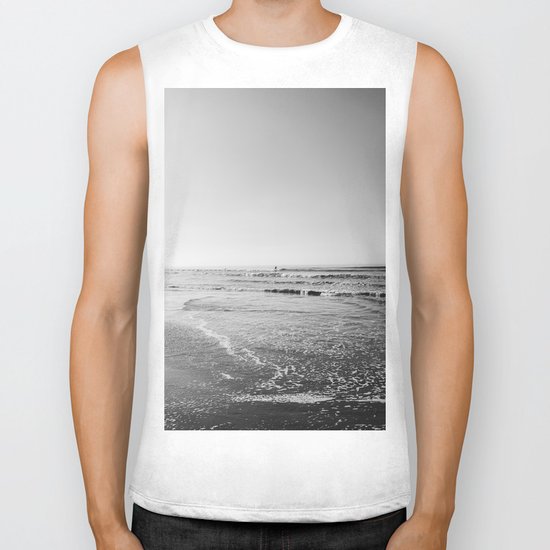 Surfing Monochrome Biker Tank