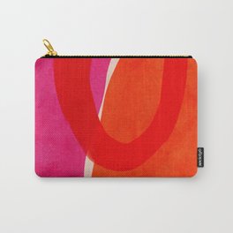 relations IV - pink shapes minimal painting Carry-All Pouch
