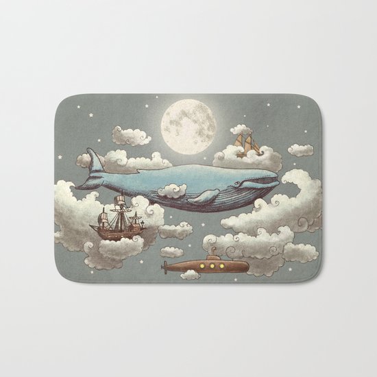 Ocean Meets Sky Bath Mat