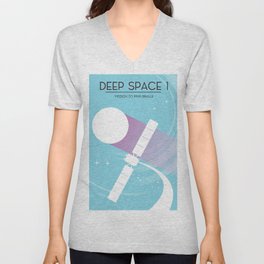 Deep Space 1 V Neck T Shirt