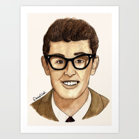 Buddy Holly Art Print
