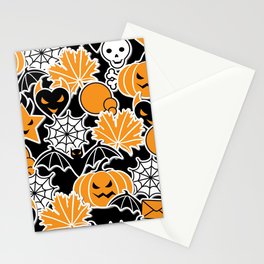 Halloween Pattern Stationery Card