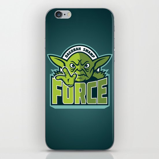 Dagobah Swamp Force - Teal iPhone & iPod Skin