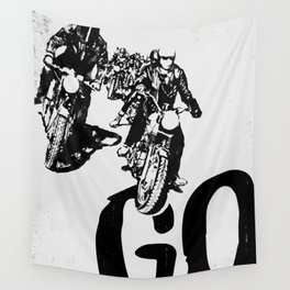 The Horde Motorcycle Art Print Wall Tapestry