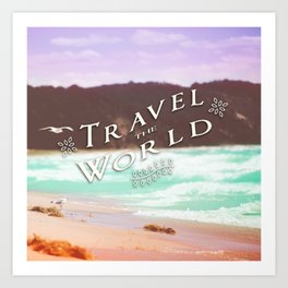 Travel the World Art Print | Vintage, Green, Photo, Nature, Statement, Color, Tapestry, Mugs, World, Other 