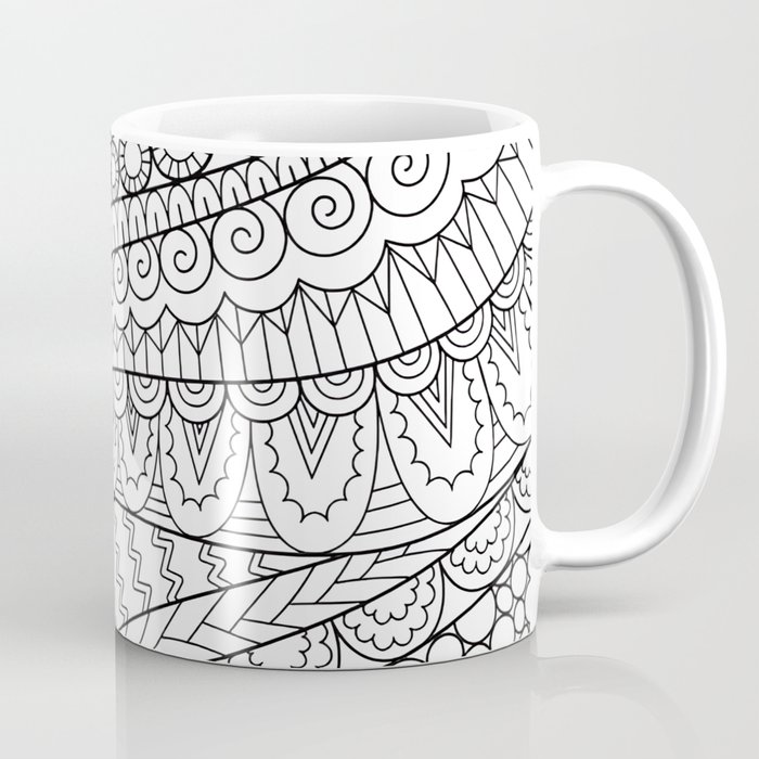 abstract lines Coffee Mug