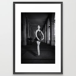 Urban ballerina LX Framed Art Print
