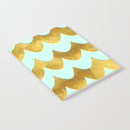 Mint Gold Foil 04 Notebook