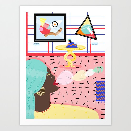 pop non stop Art Print