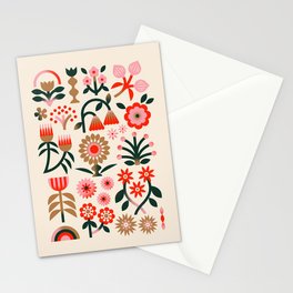 Winter Wrap: White Stationery Cards | Floral, Girly, Illustration, Winter, Seasonal, Drawing, Holiday, Digital, Curated, Plants 
