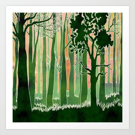 Edge of the Woods Art Print