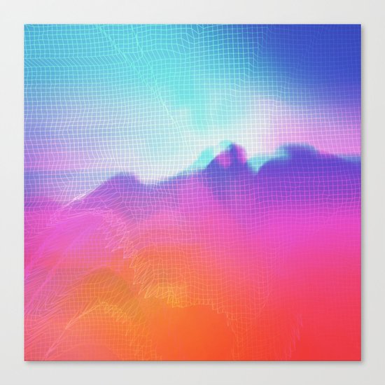 Glitch 04 Canvas Print