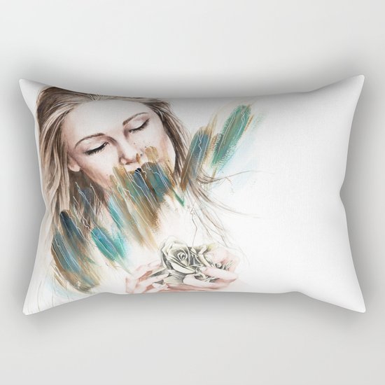 I'm here if you want to talk. Rectangular Pillow