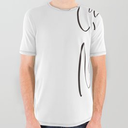 Love nature - minimalist All Over Graphic Tee