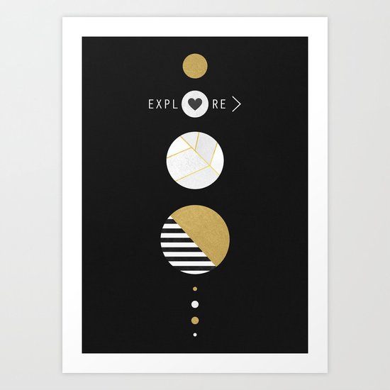 Explore / Version 2 Art Print