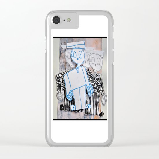 PEOPLE iN SUiTS Clear iPhone Case