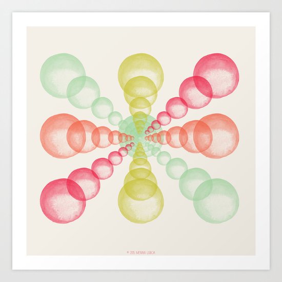 Children's Spring Party Art Print
