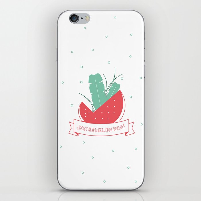 Watermelon pop iPhone Skin
