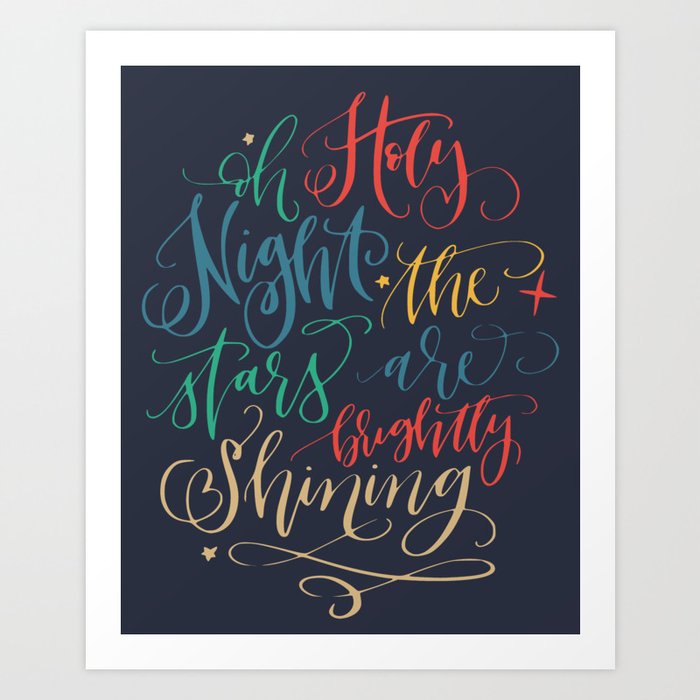 Holy holiday wishes Art Print