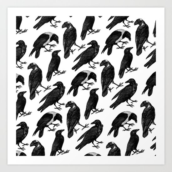 The Raven Art Print by dividus | Society6