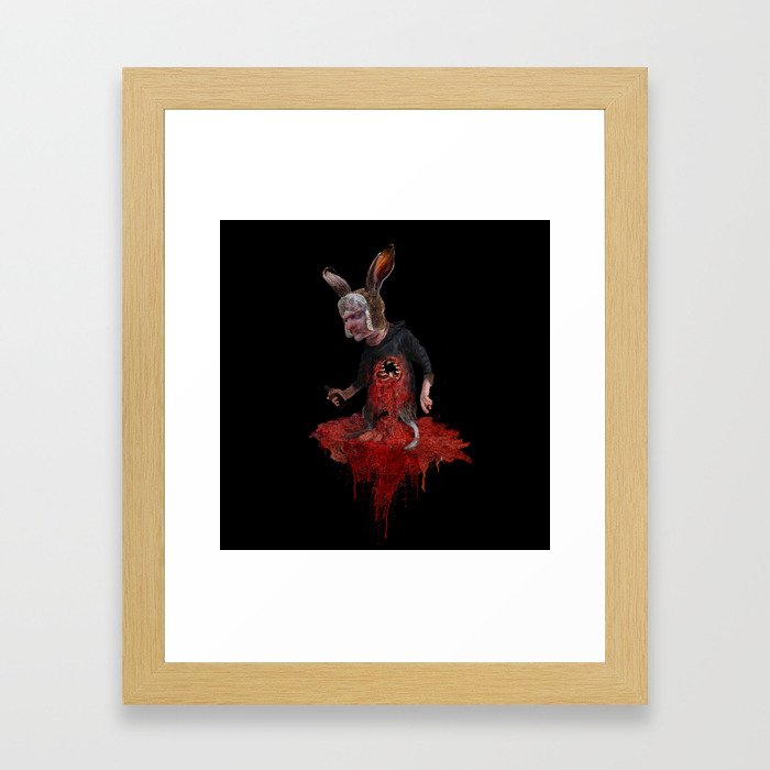 the rabbit Framed Art Print